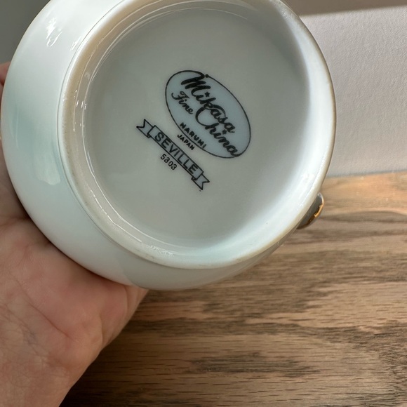 IMPERIAL CHINA Creamer & Sugar Bowl With Lid In The Seville shabby chic cottage - Picture 5 of 5